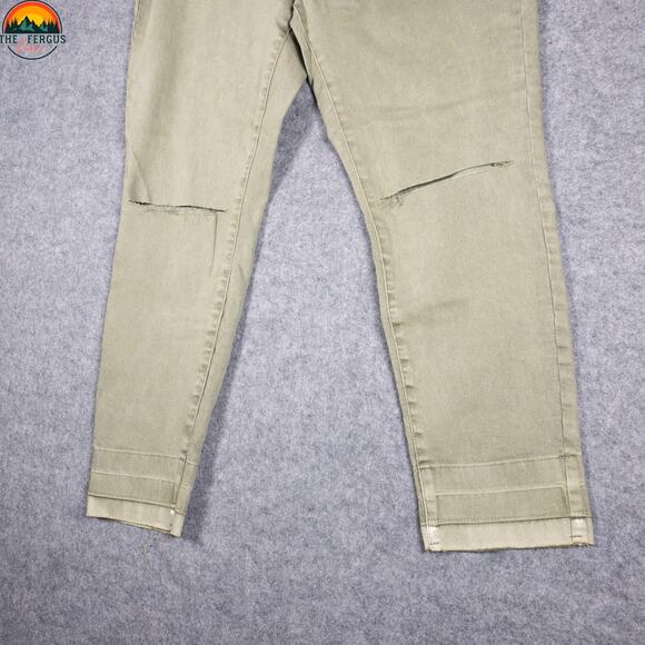 NWT Mossimo Jegging Jeans Green Mid-Rise Skinny Denim Normcore Women's 18/34R - Picture 10 of 12